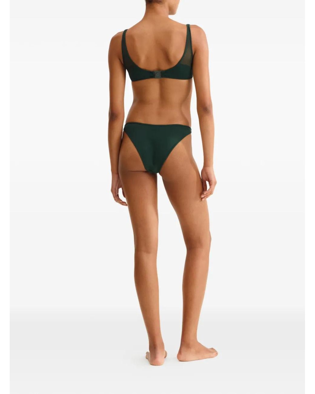 Eres Green Crescendo Bikini Top