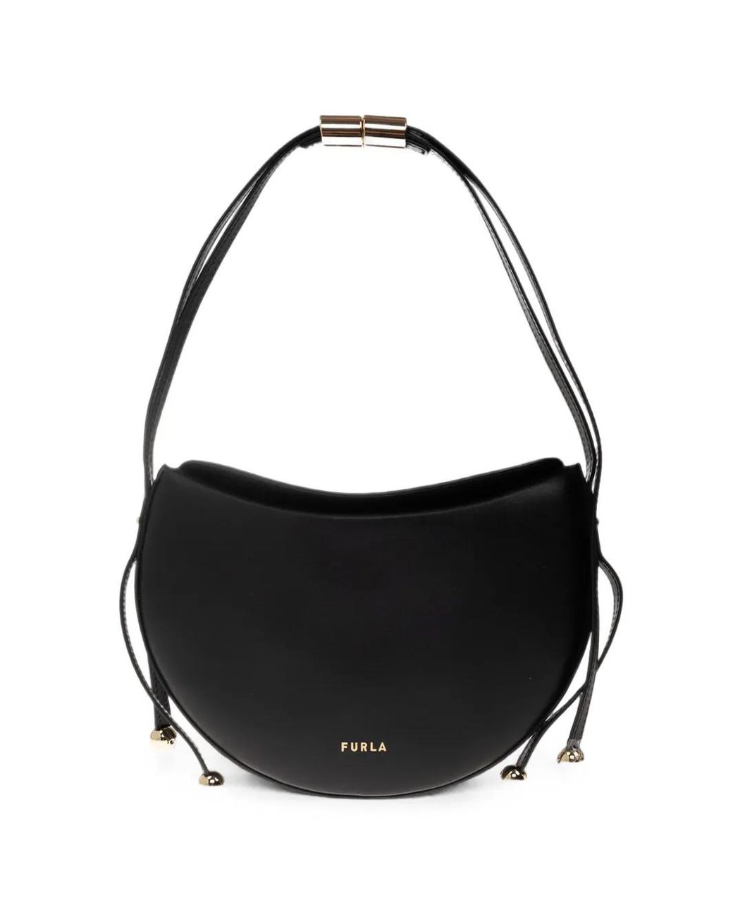 Furla Black Moonstone Shoulder Bag S