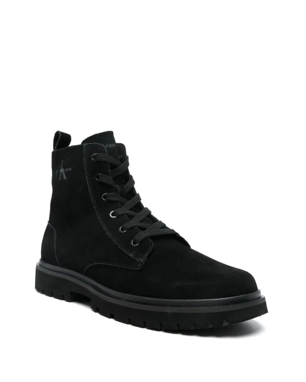 Calvin Klein Black Suede Boots for men