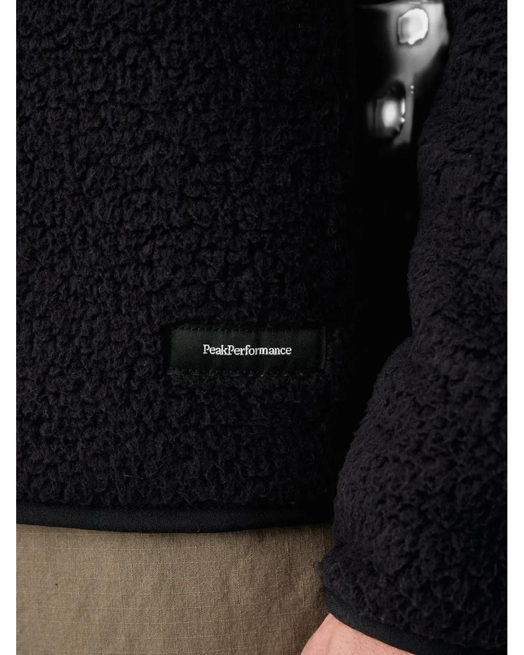 Peak Performance Black Veste Wildrush Pile for men