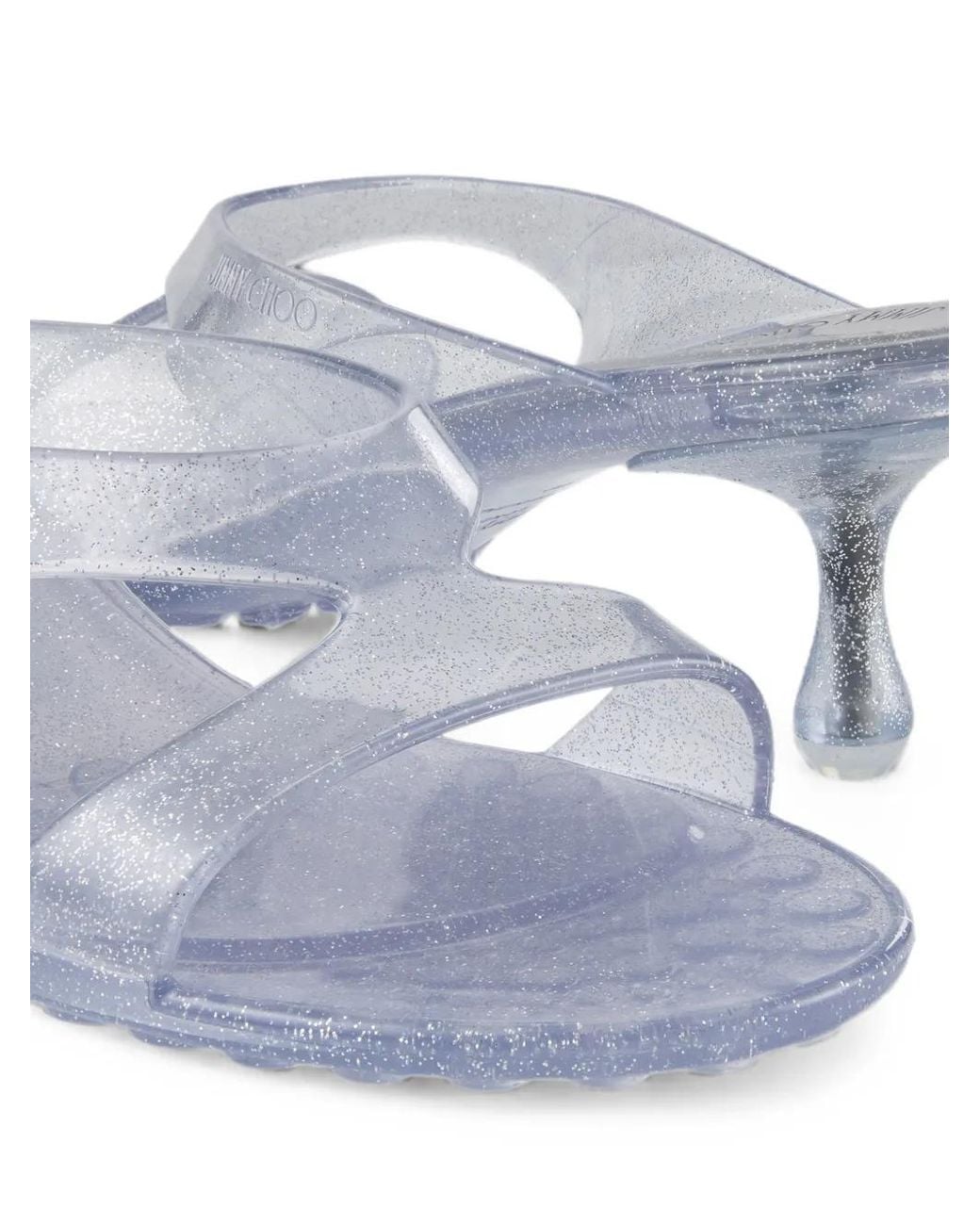 Jimmy Choo White Jelly Sandals