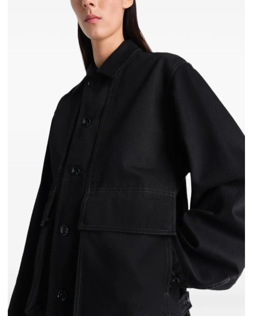 Lemaire Black Boxy Jacket
