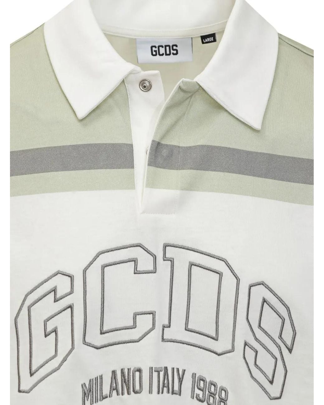 Gcds Gray T-Shirt Polo for men
