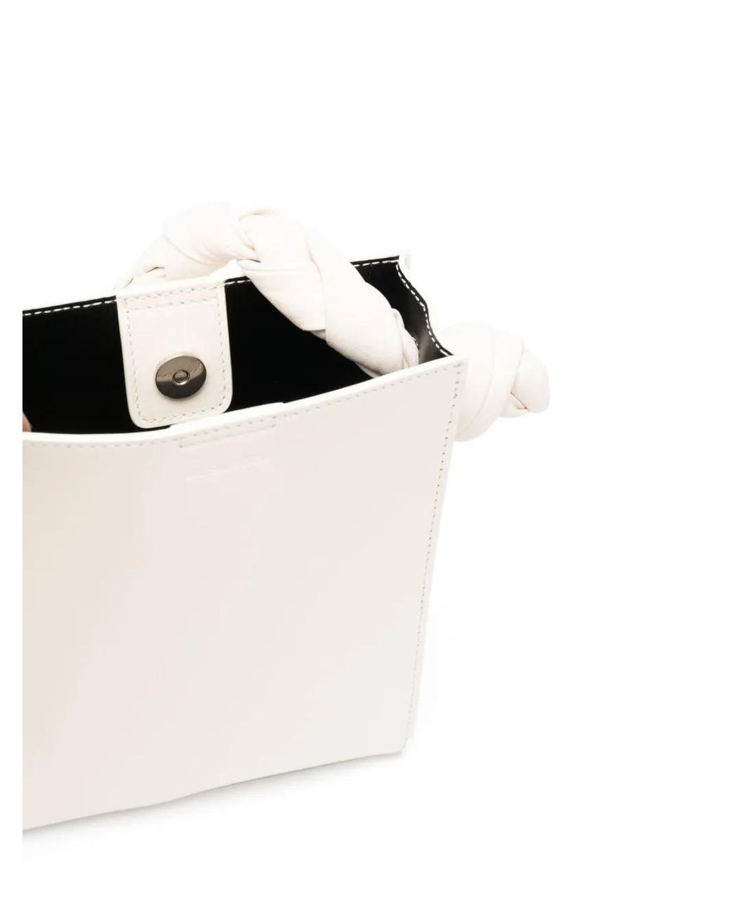 Borsa A Spalla Tangle di Jil Sander in White