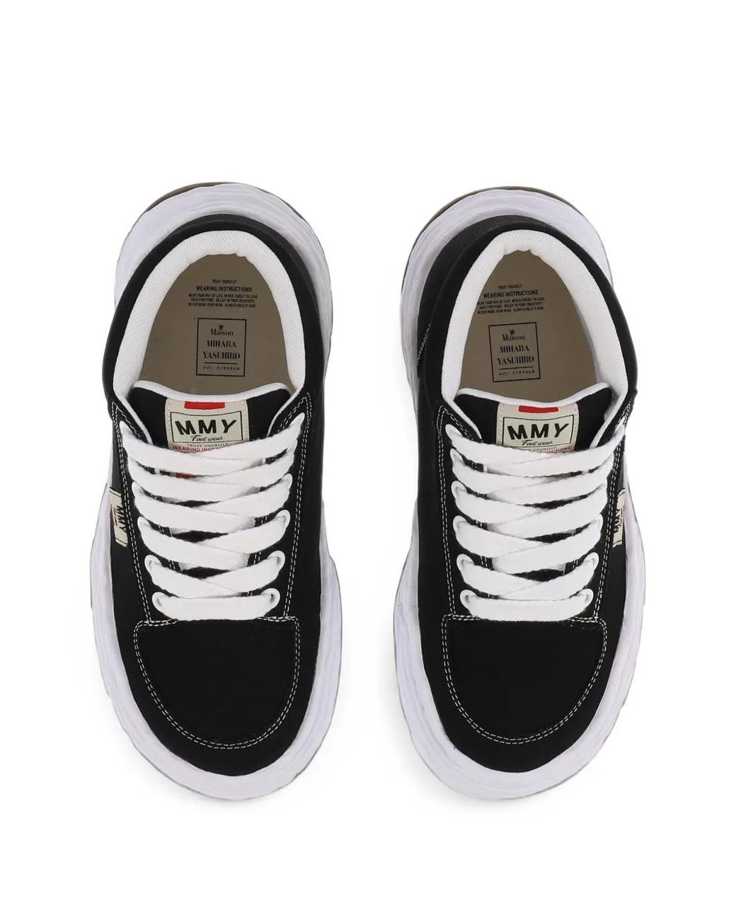 Maison Mihara Yasuhiro White Oliver Canvas Sneakers for men