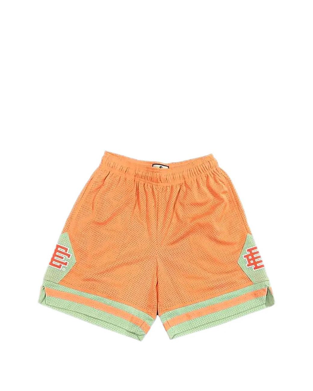 Eric Emanuel Orange Elasticated-Waistband Shorts for men