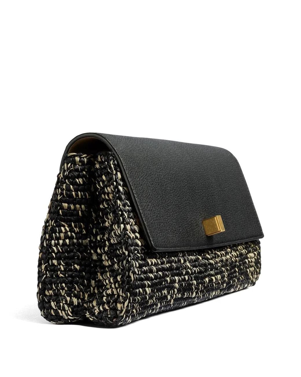 Khaite Black Audrey Clutch