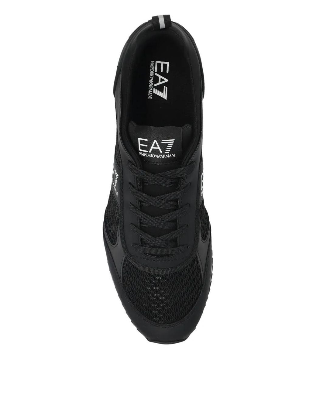 Sneakers Con Logo di EA7 in Black da Uomo