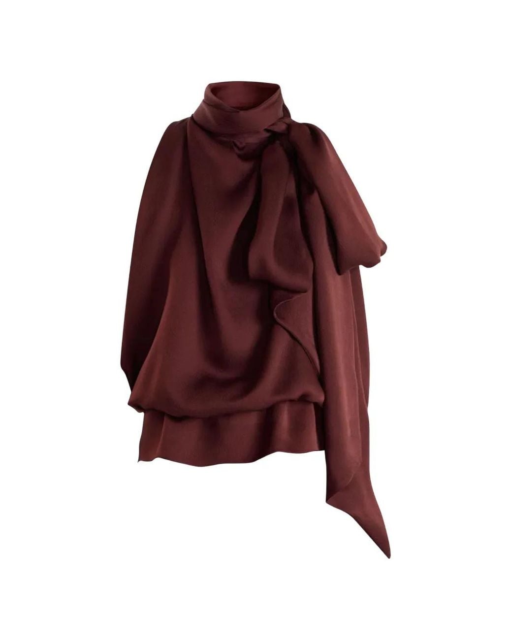 Petar Petrov Red Draped Top