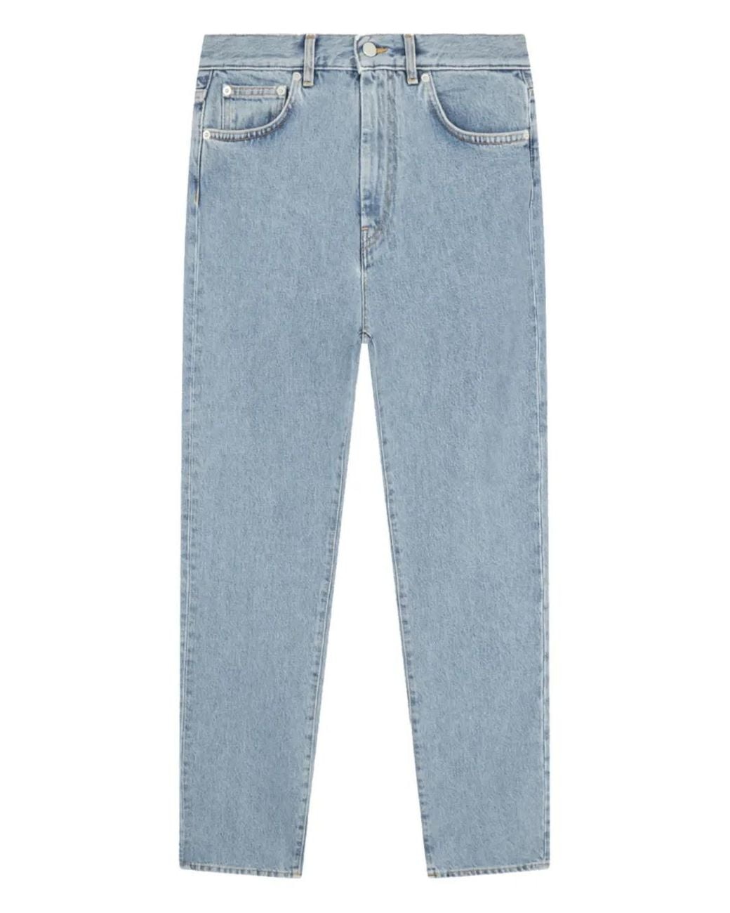 Loulou de Saison Blue Wular Five-Pocket Denim Jeans