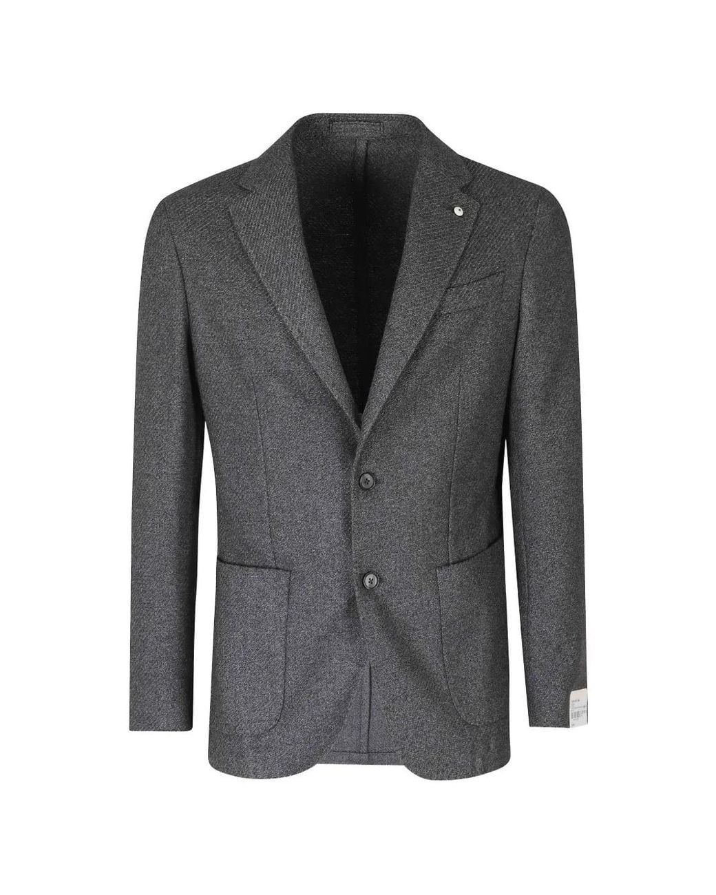 L.b.m. 1911 Black Herringbone Blazer for men