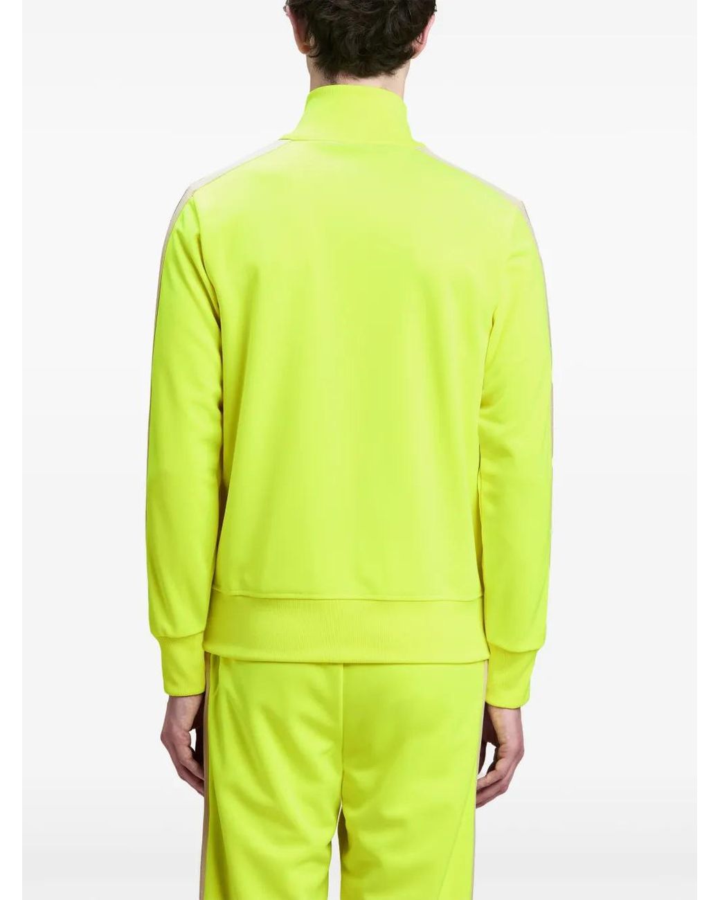 Palm Angels Yellow 'Classic Logo Fluo' Track Jacket for men