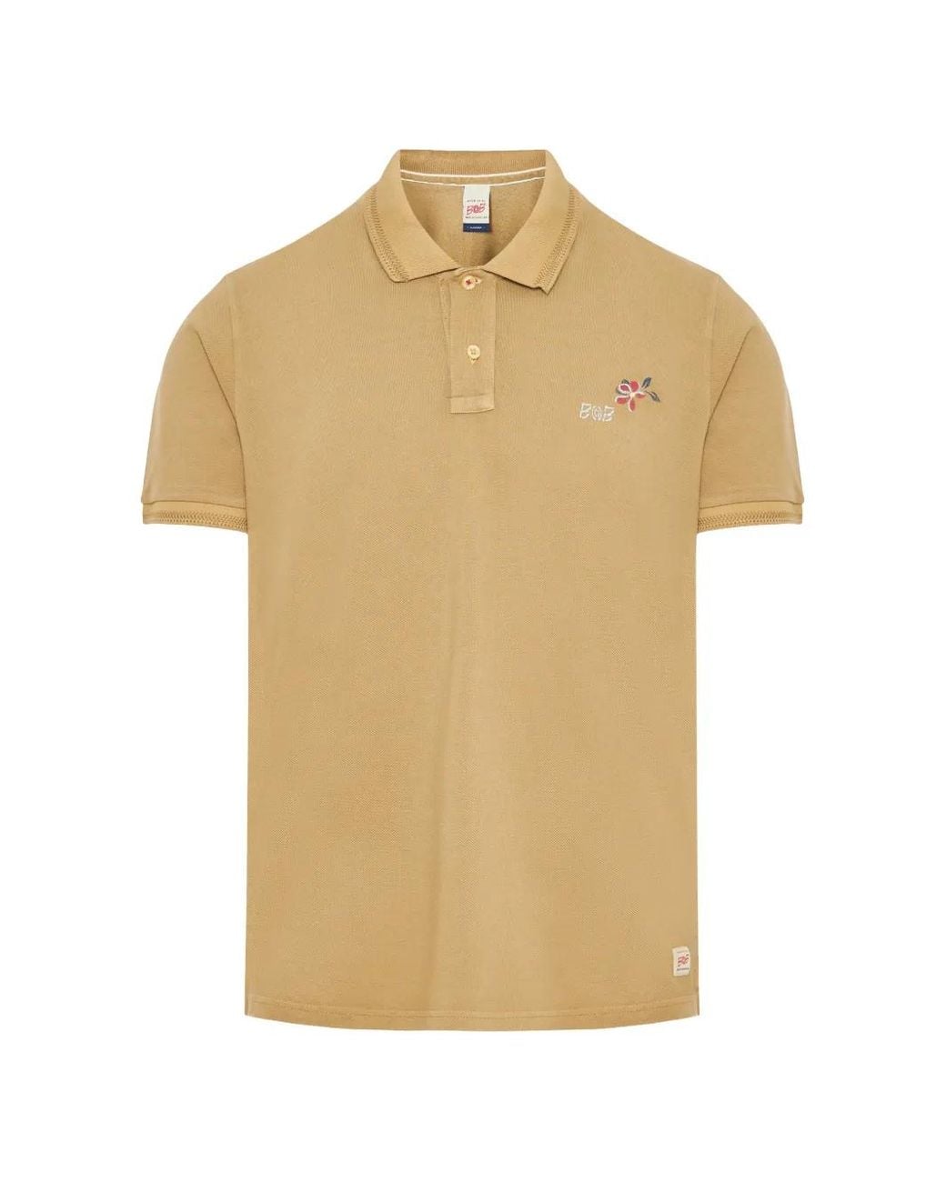Bob Natural Short-Sleeve Piqué Polo Shirt for men