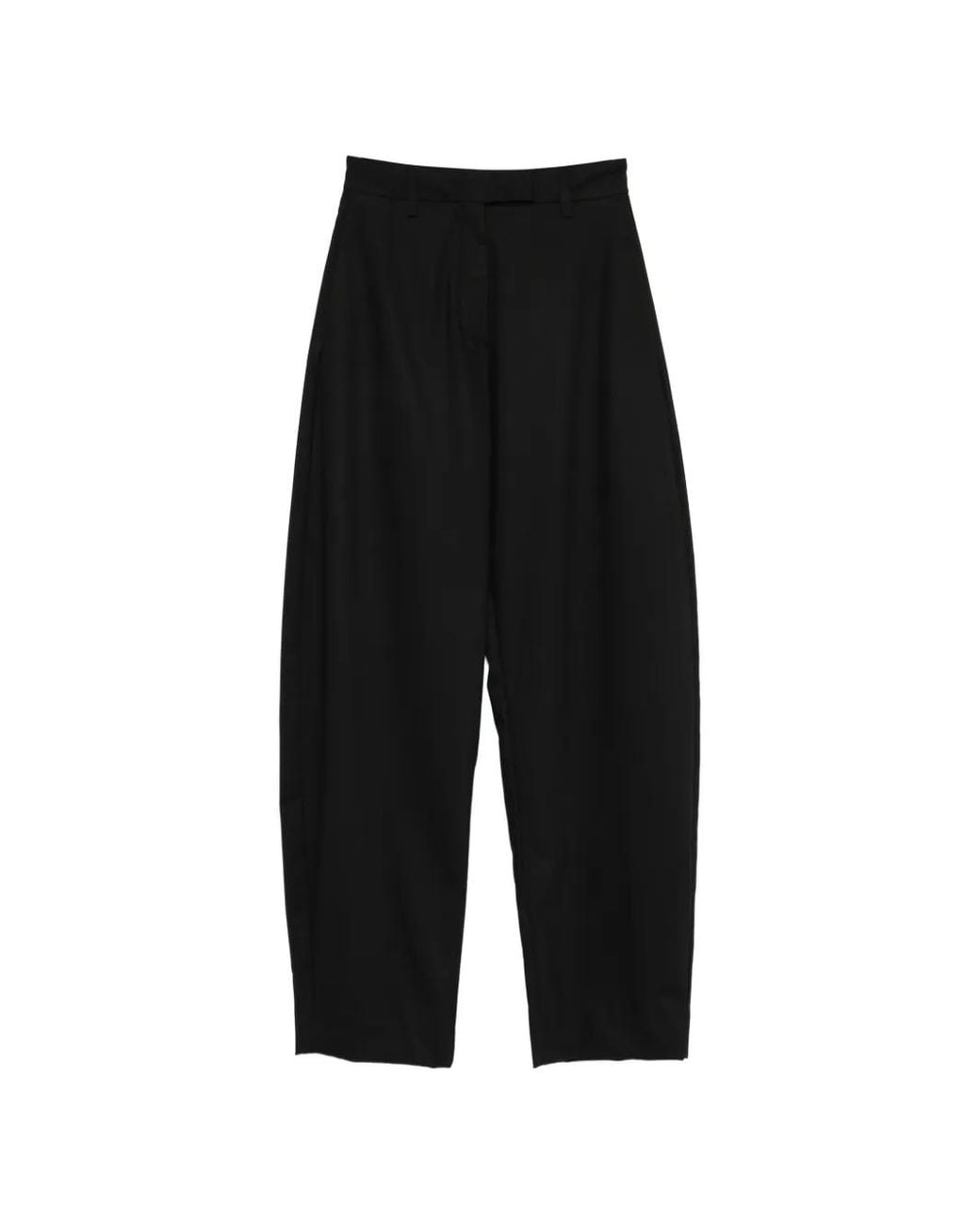 Thelatest Dina Broek Met Wijde Pijpen in het Black