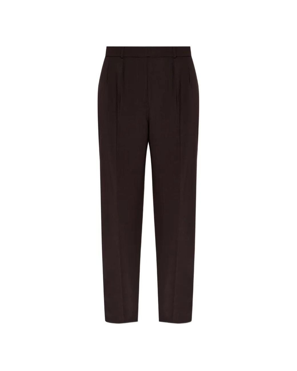 Lacoste Black Pantalon À Design Plissé