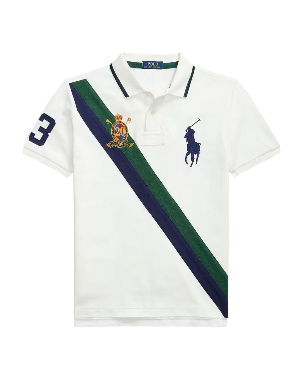 Polo Ralph Lauren Big Pony 20Th Anniversary Polo Shirt in White
