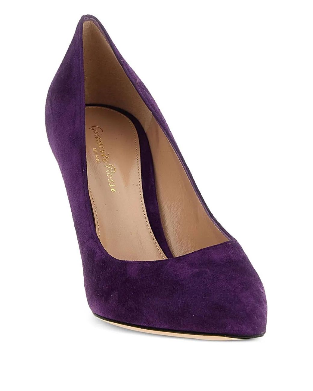 Gianvito Rossi Purple 85Mm Pointed Stiletto Pumps