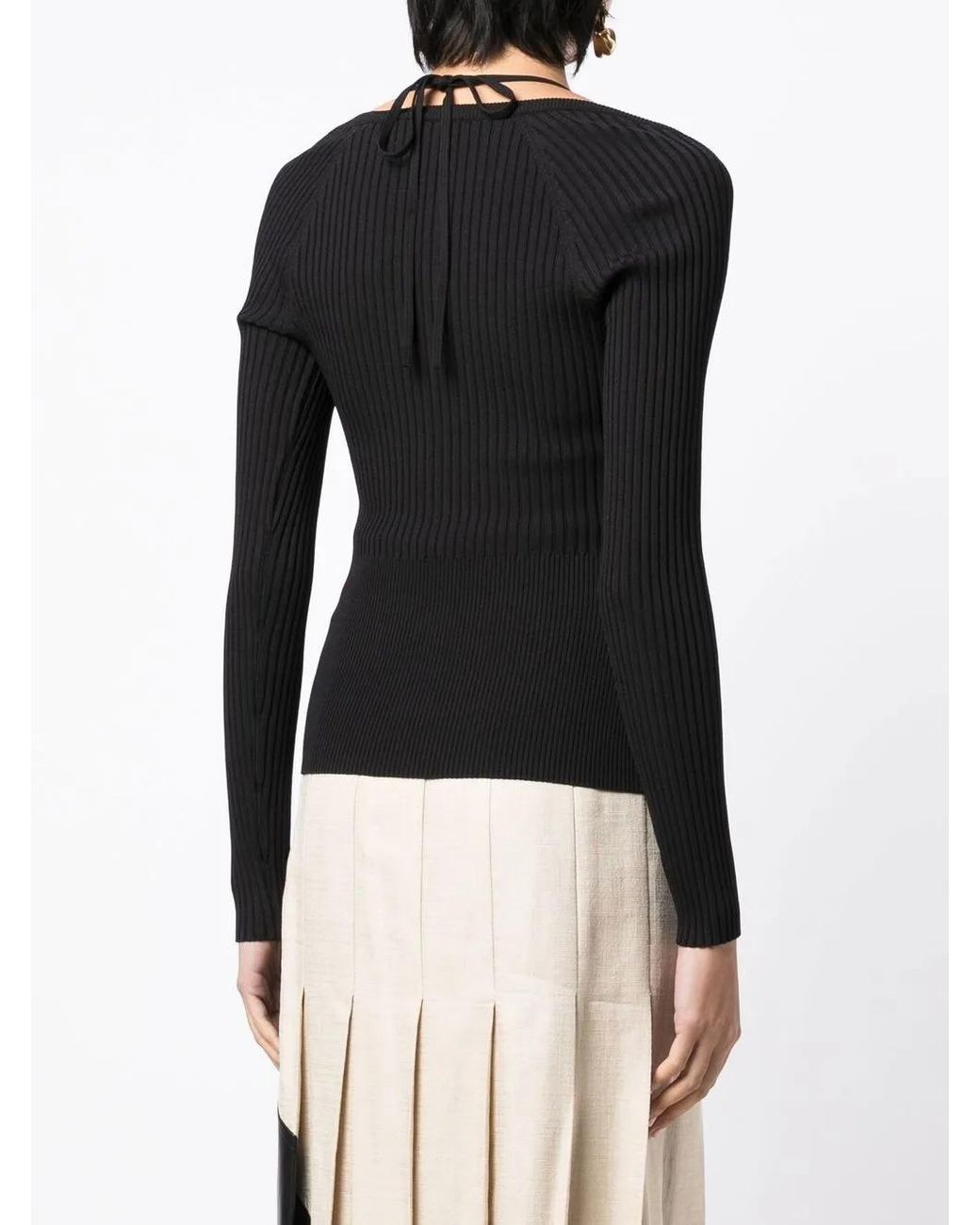 Top Core Jayline A Capas Jonathan Simkhai de color Black