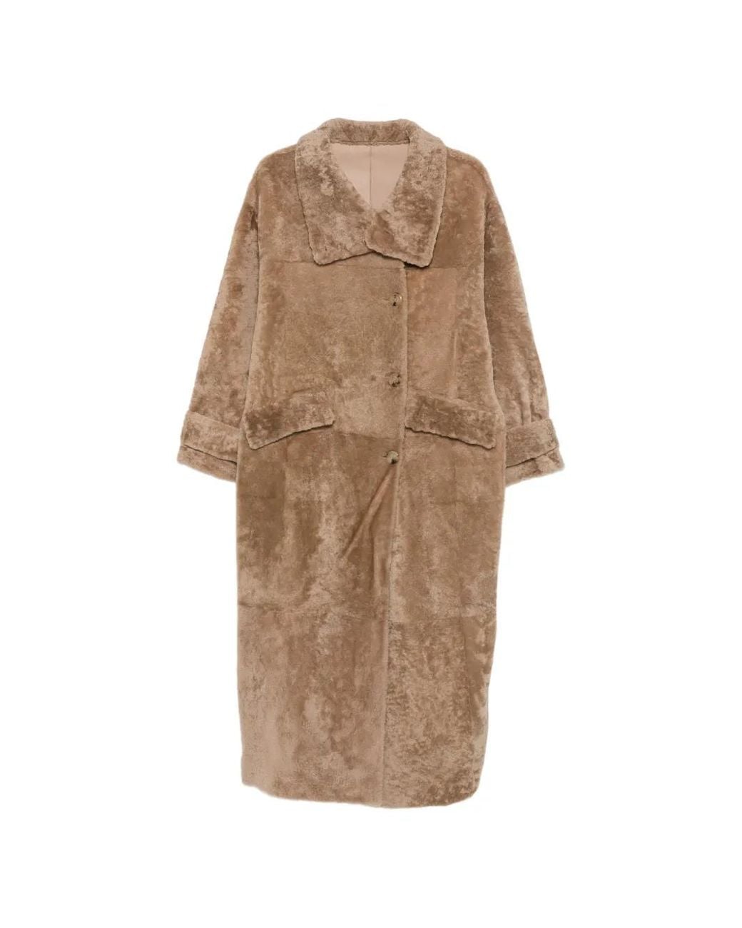 Blancha Natural Shearling Coat