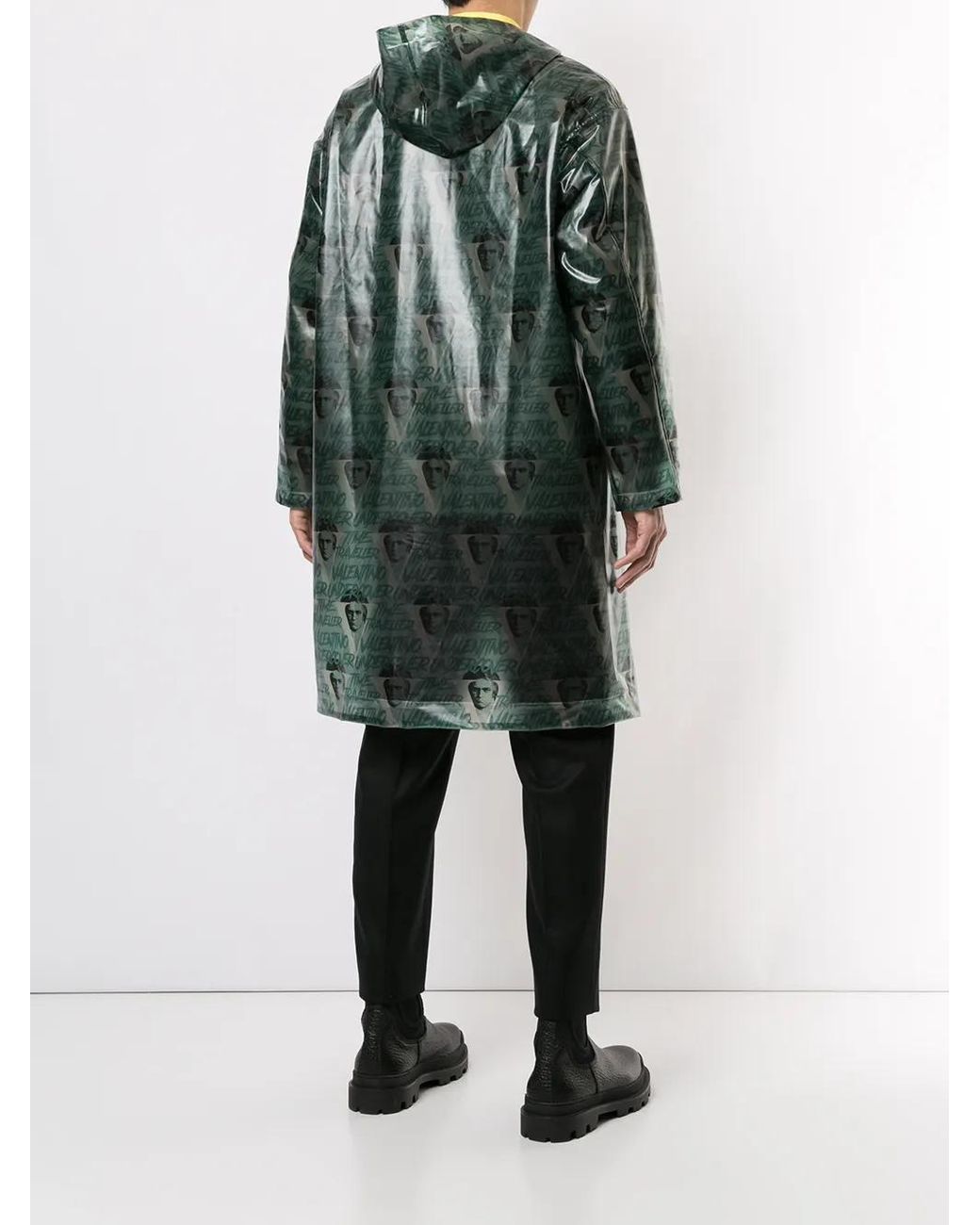Undercover Green Clockwork Orange All-over Print Raincoat for men