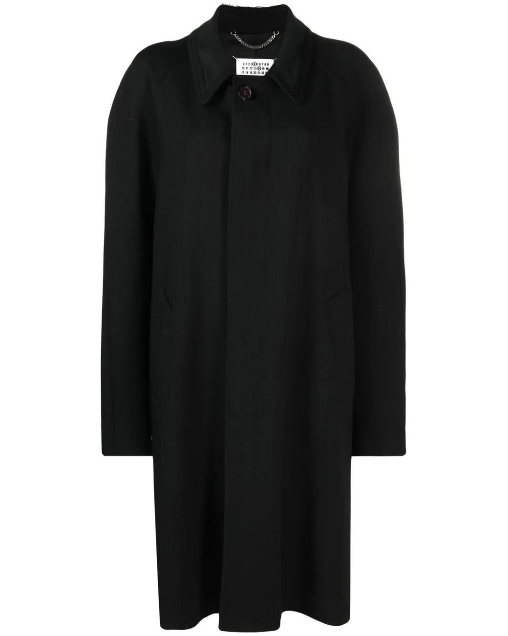 Maison Margiela Black Single-breasted Coat