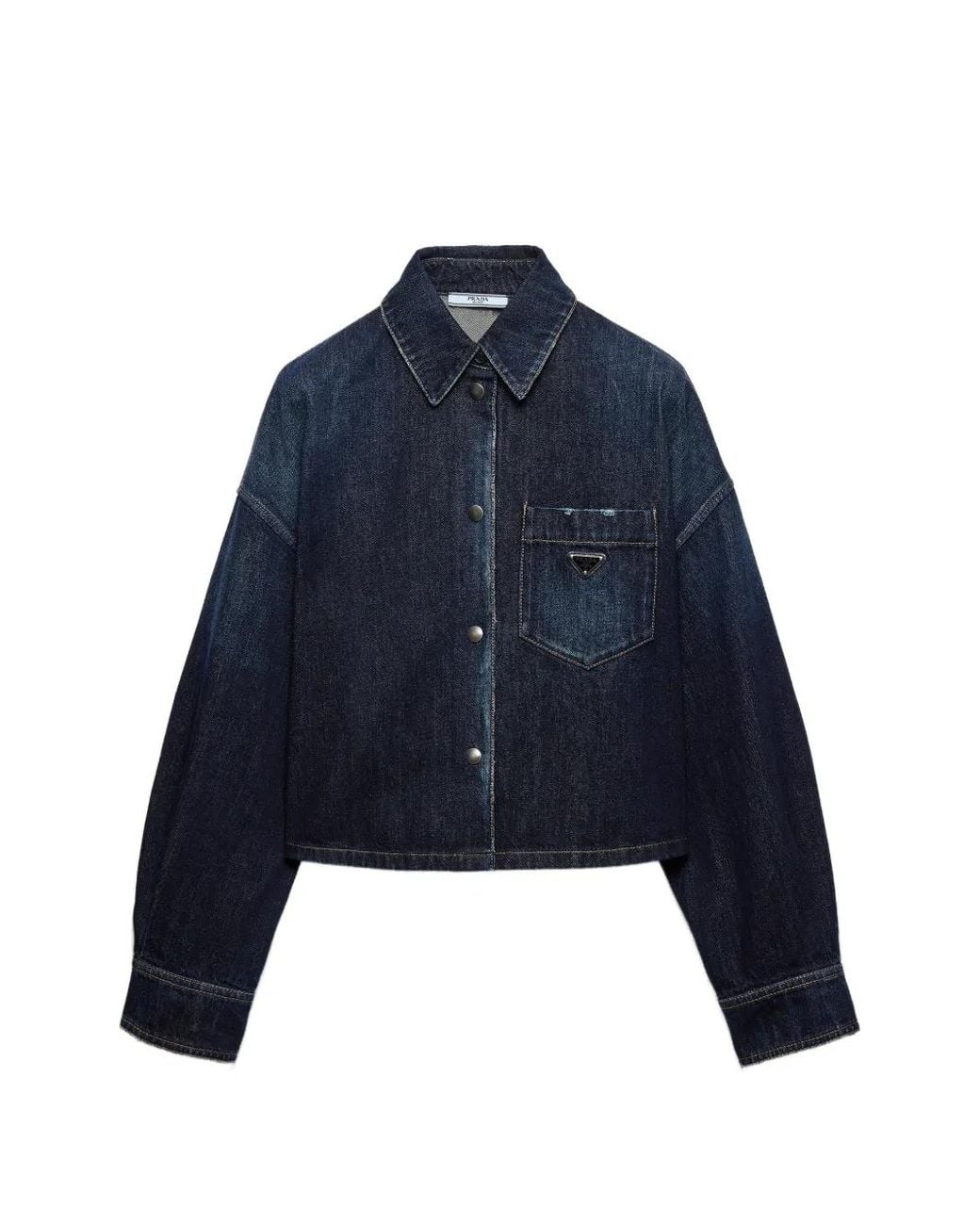 Prada Blue Denim Shirt
