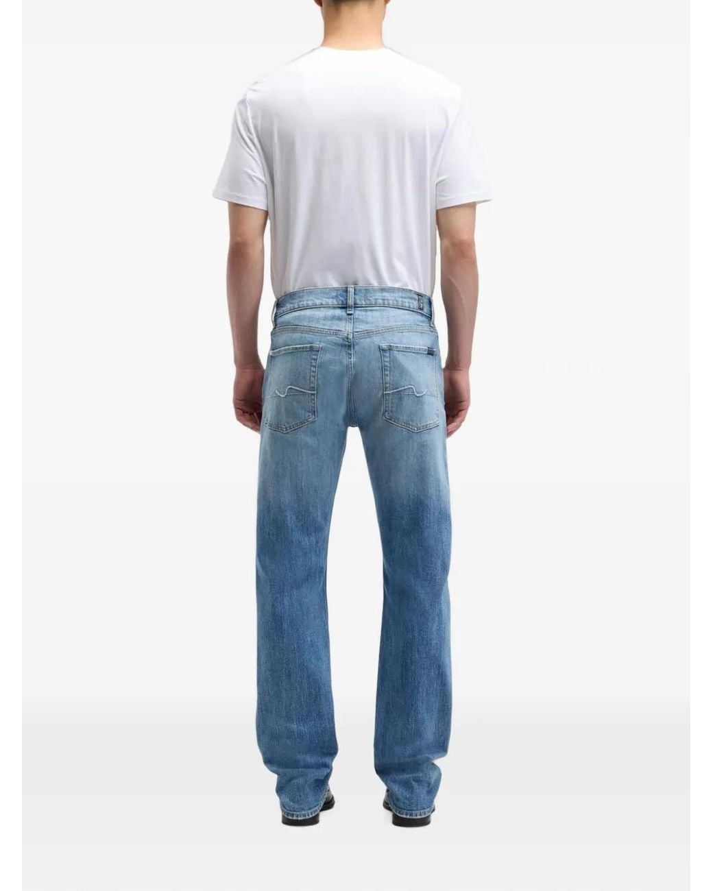 7 For All Mankind Blue Heirloom Jeans for men