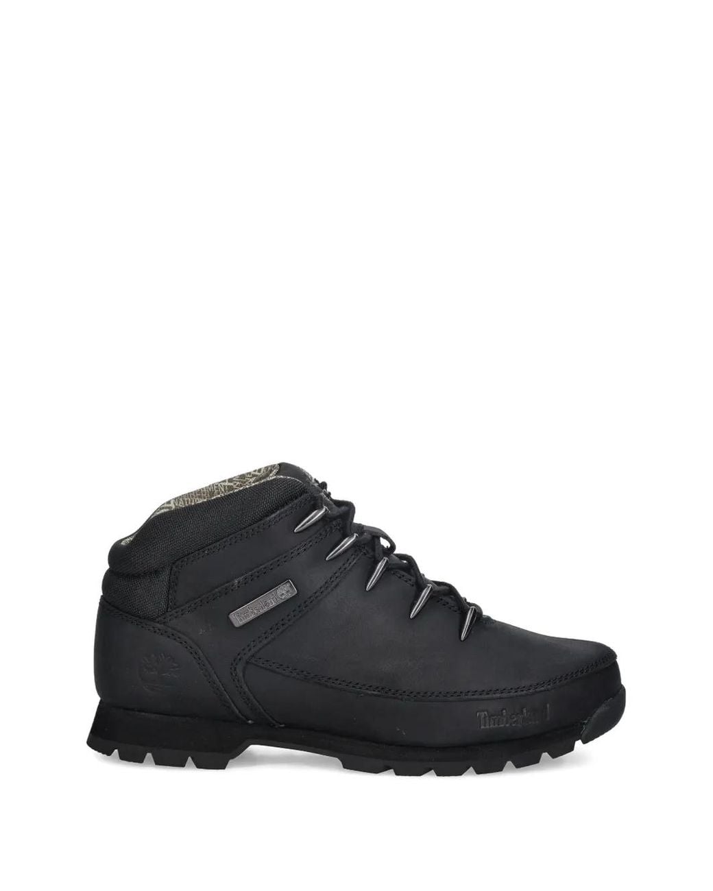 Timberland Black Eyelet Lace-Up Boots for men