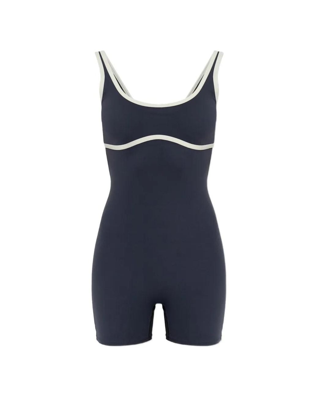P.E Nation Blue Solis Contrast-Trim Jumpsuit