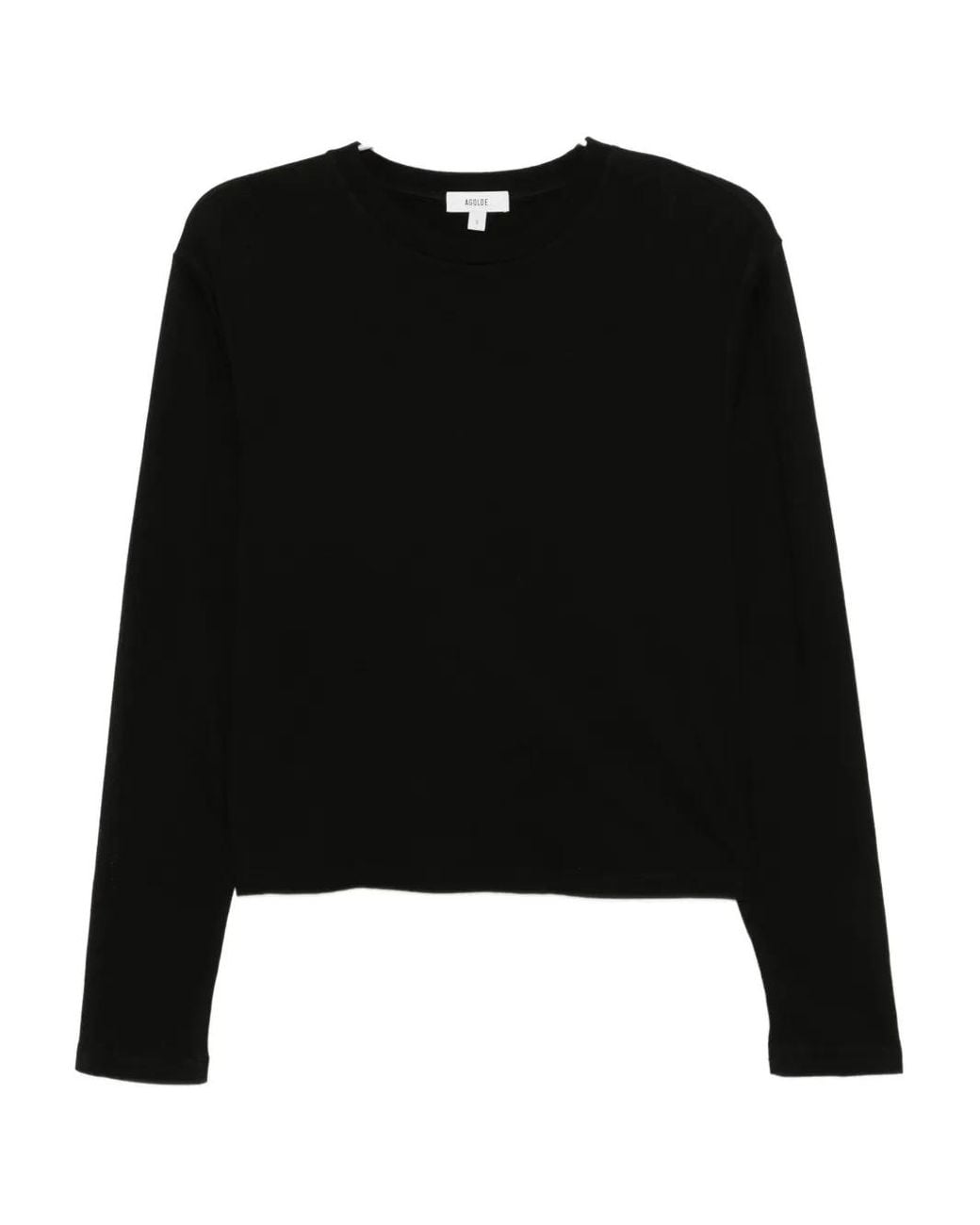 Agolde Black Sydney Long-Sleeve T-Shirt