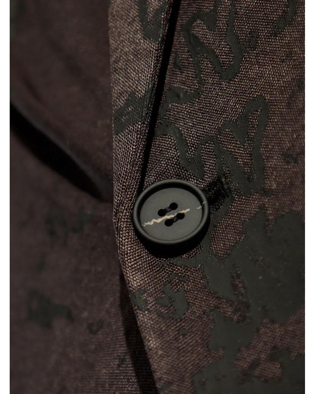 DIESEL Black Double-Breasted Blazer for men