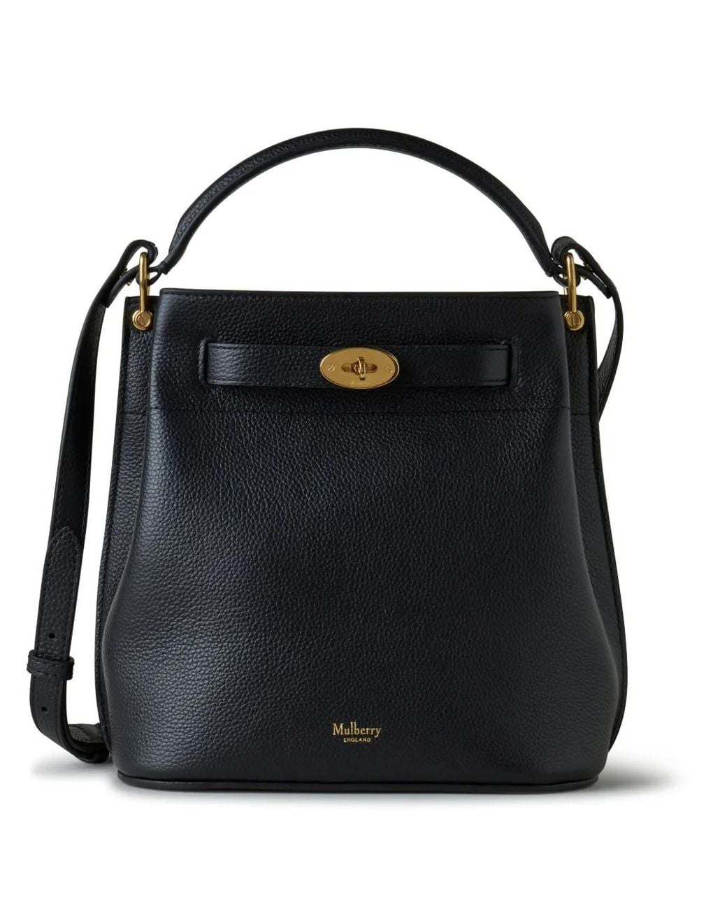 Mulberry Black Islington Bucket Bag