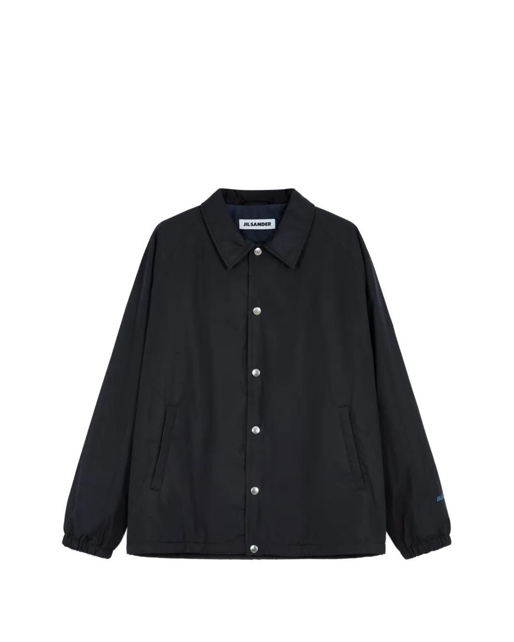 Jil Sander Taffeta Padded Jacket in het Black voor heren