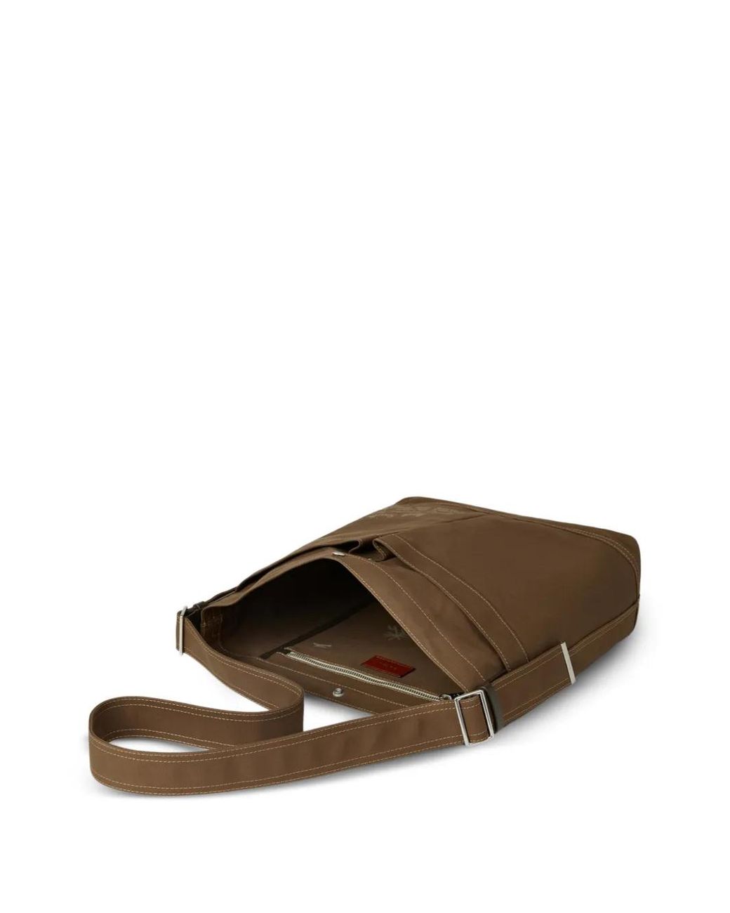 Paul Smith Brown Lettering Messenger Bag for men