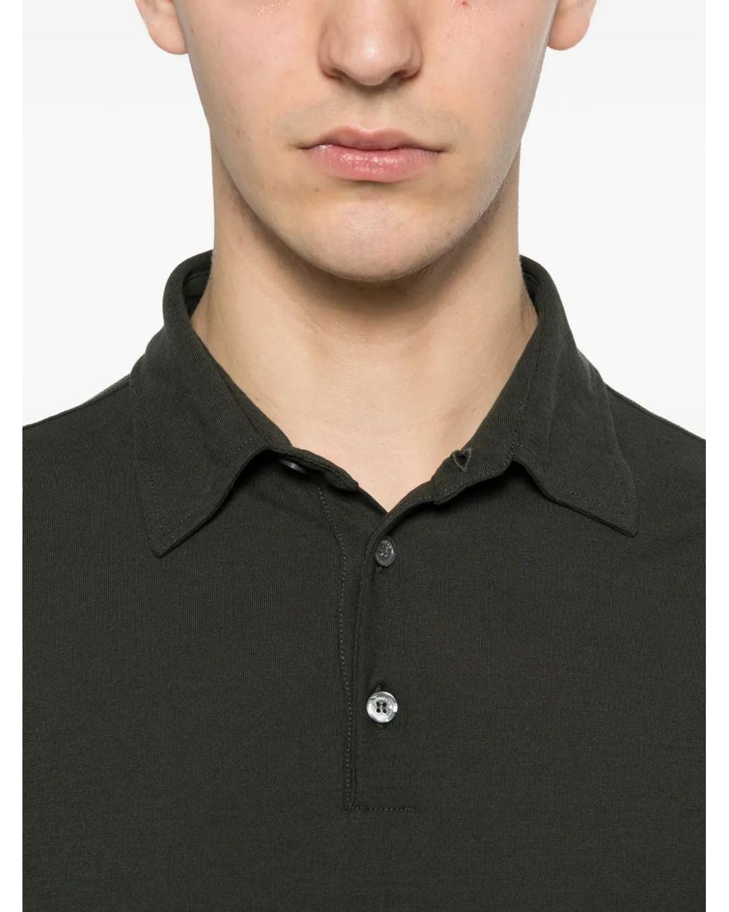 Zanone Poloshirt in het Black voor heren