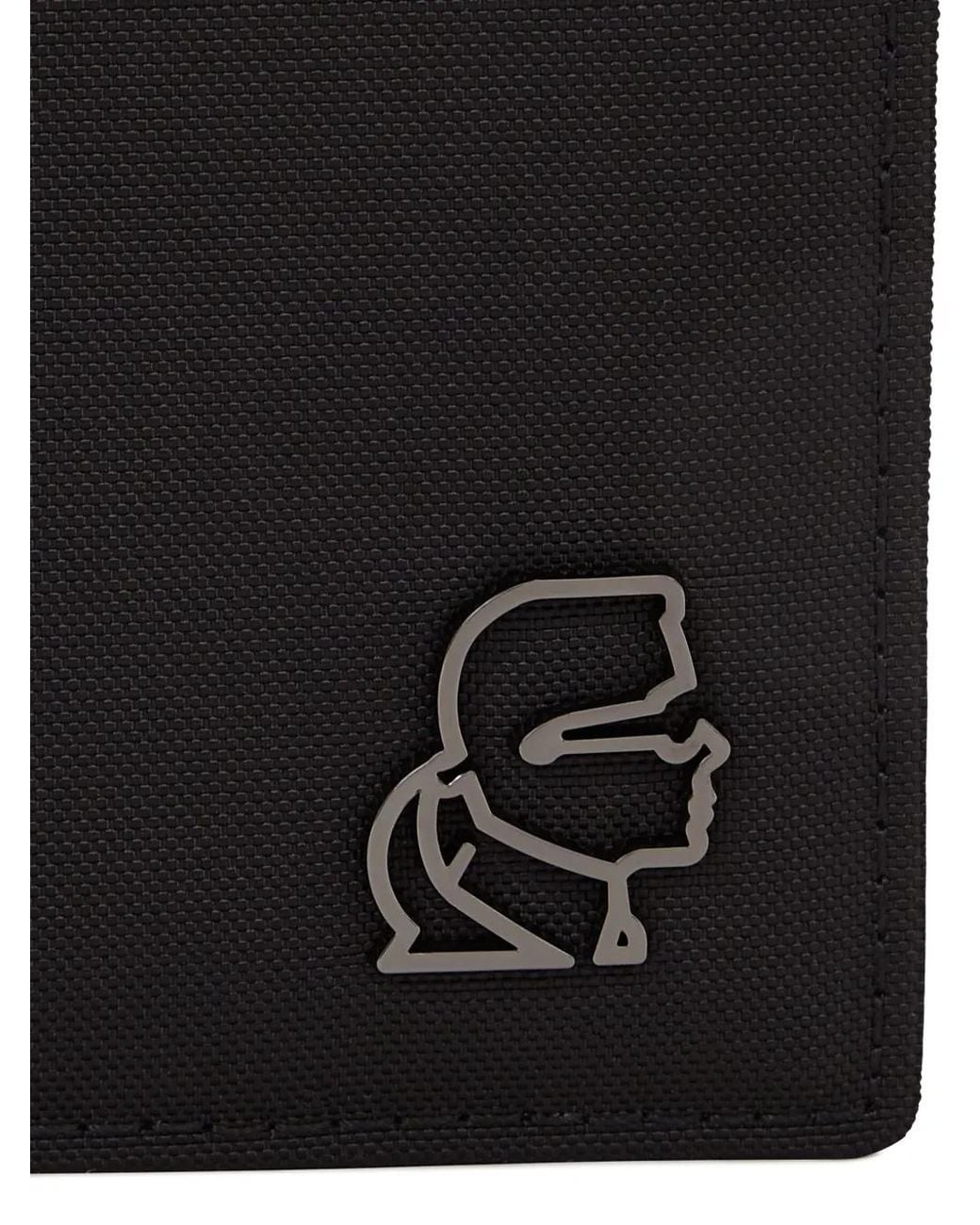 Karl Lagerfeld Black K/Kameo Wallet for men
