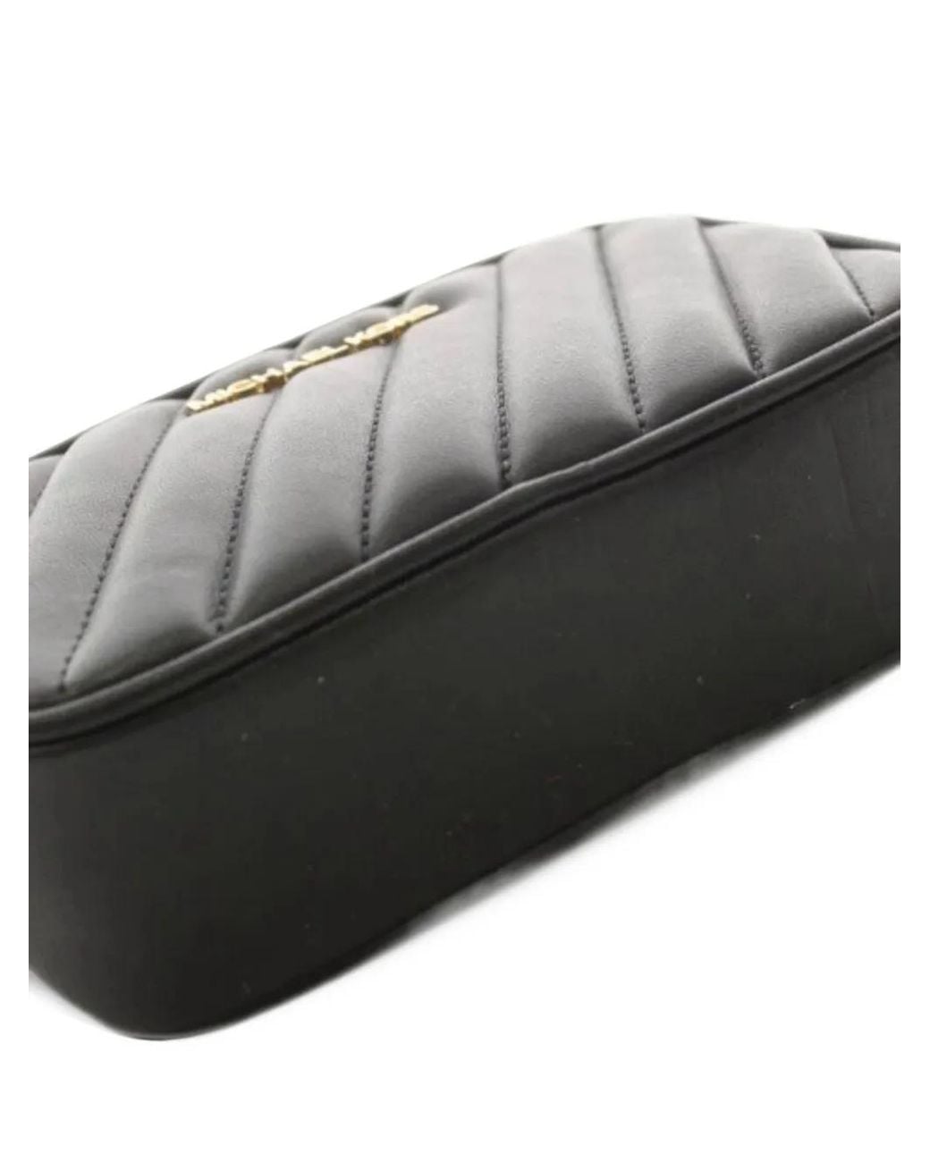 Michael Kors Black Rose Quilted Belt Bag