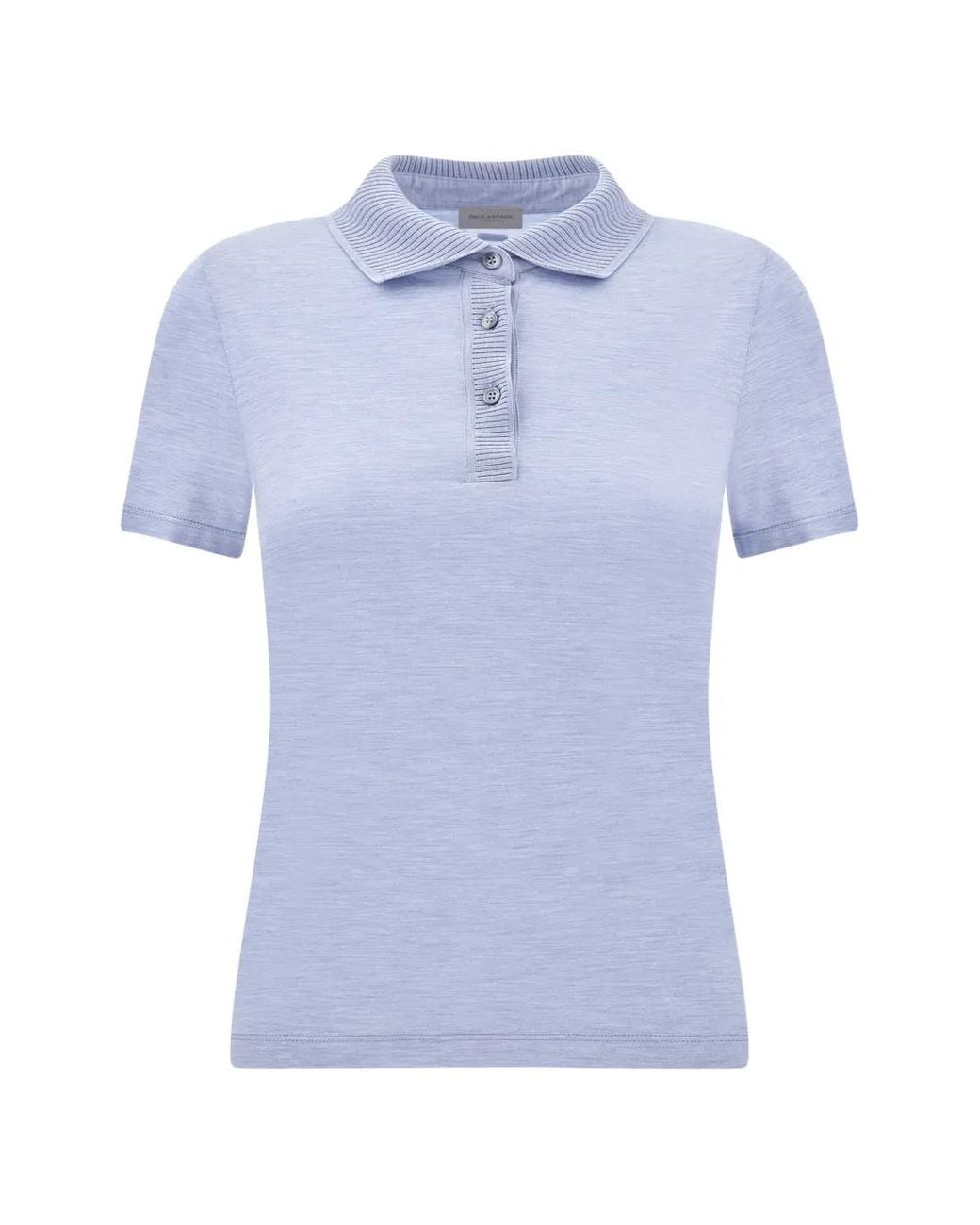 Paul & Shark Blue Jade Short-Sleeve Polo Shirt