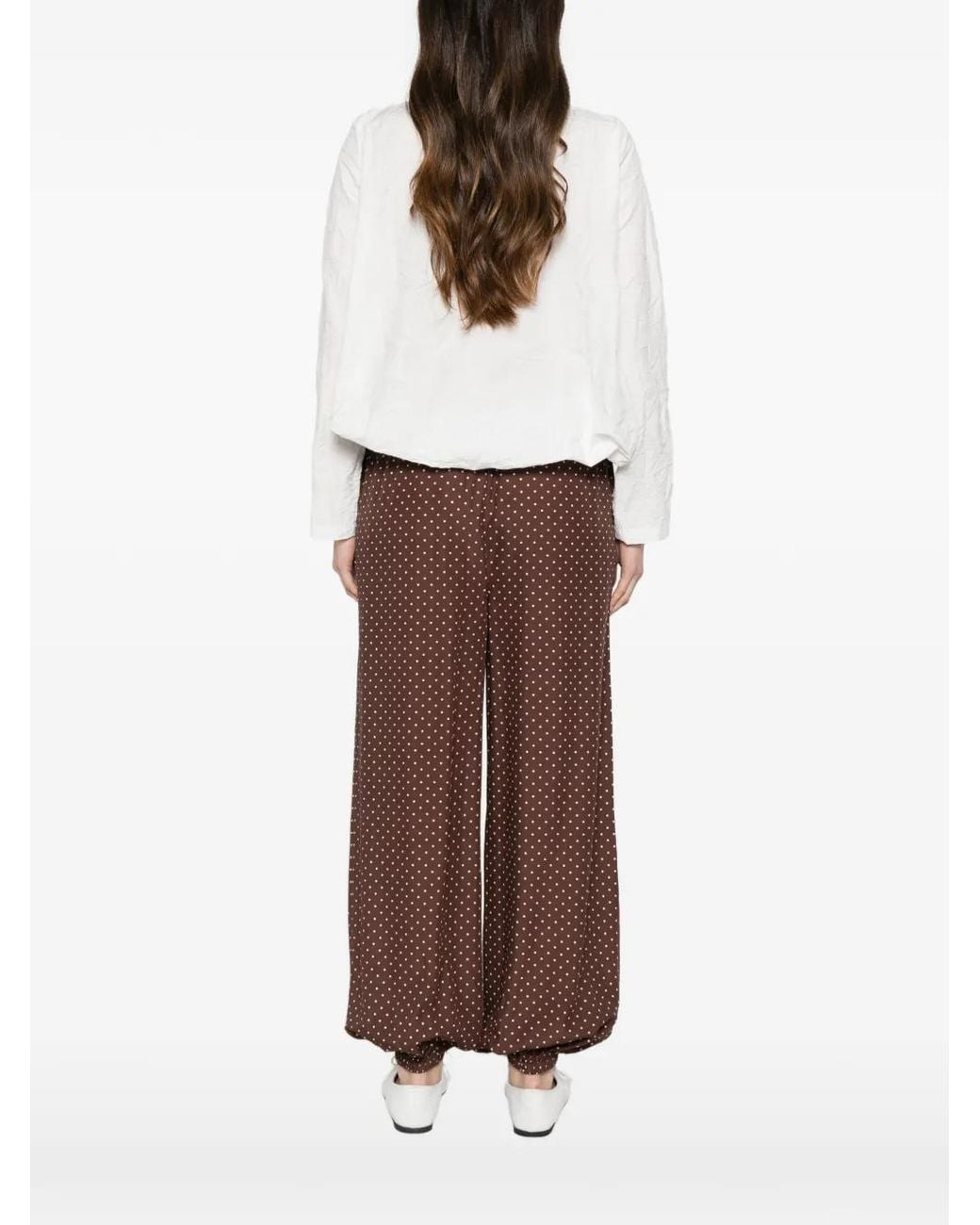 Apuntob White Drawstring-Hem Jacket