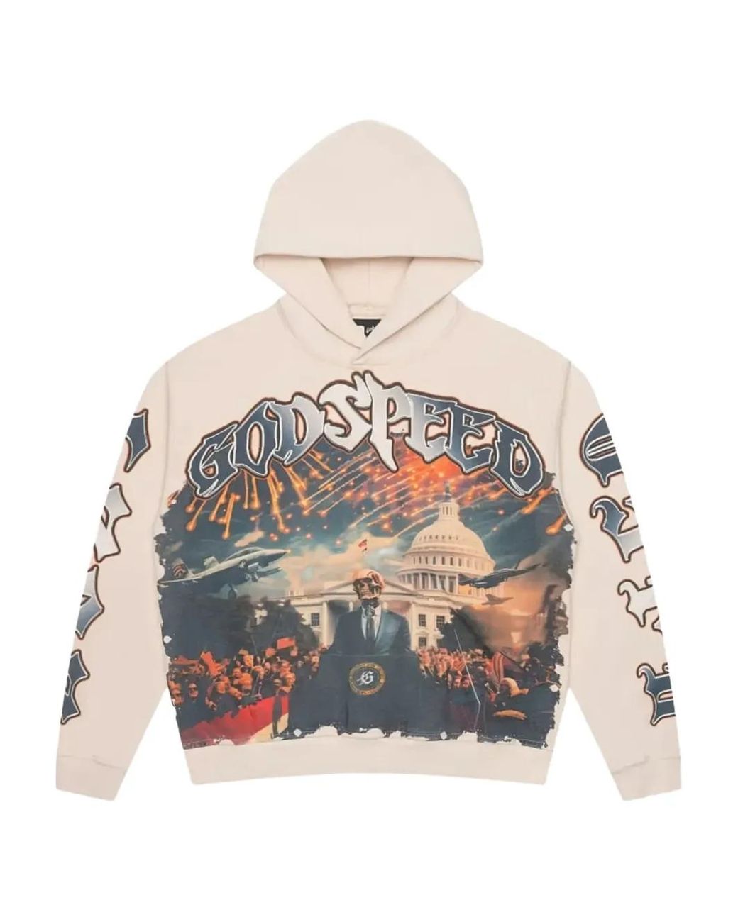 Godspeed White R.O.R Graphic-Print Hoodie for men