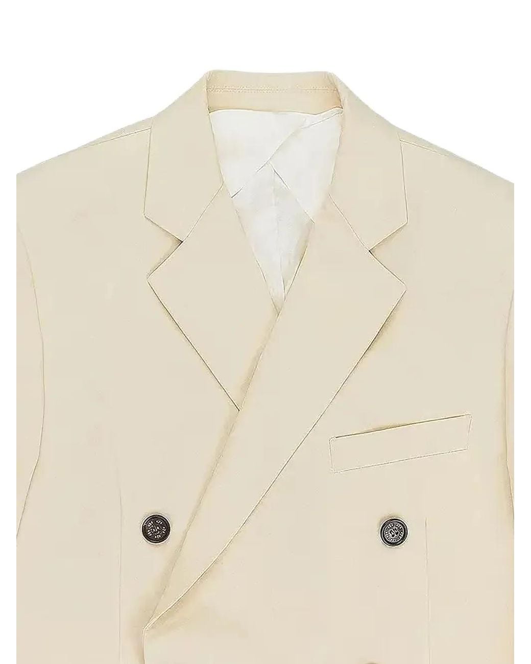 424 Natural Double-Breasted Blazer for men