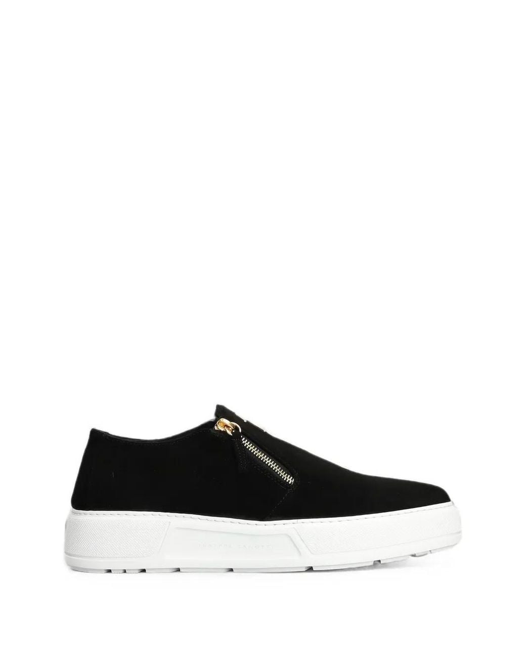 Giuseppe Zanotti Black Baskets À Détail Zippé for men