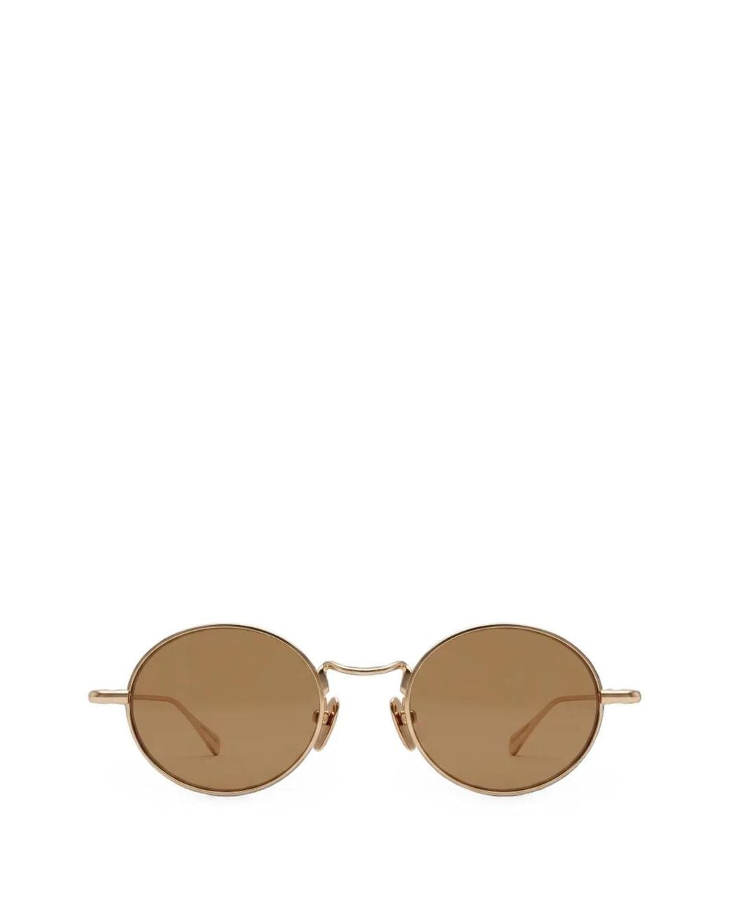 Chloé Metallic Round-Frame Sunglasses
