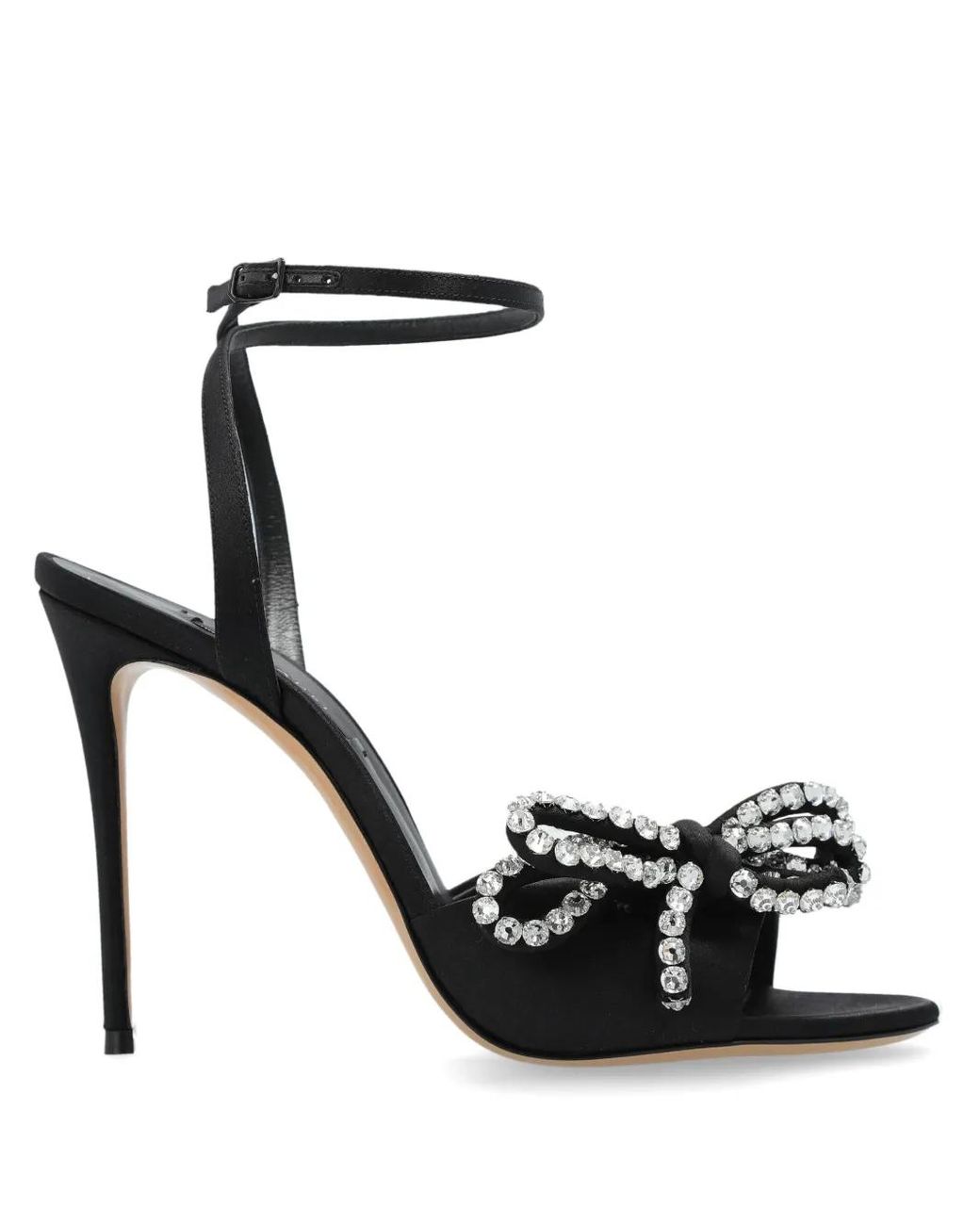 Casadei Black 100Mm Judith Sandals