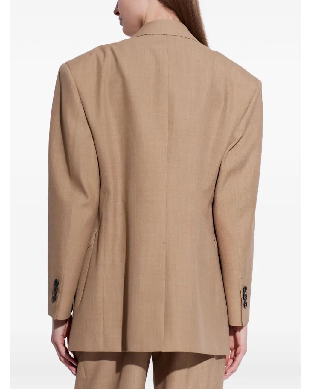 Buttoned pocket jacket Versace de color Natural