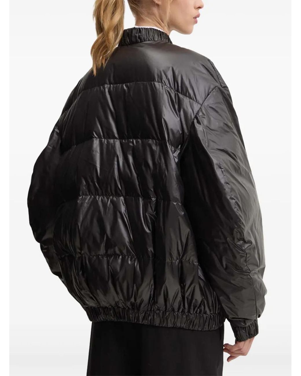 MMC Studio Black Luka Quilted Zip Jacket