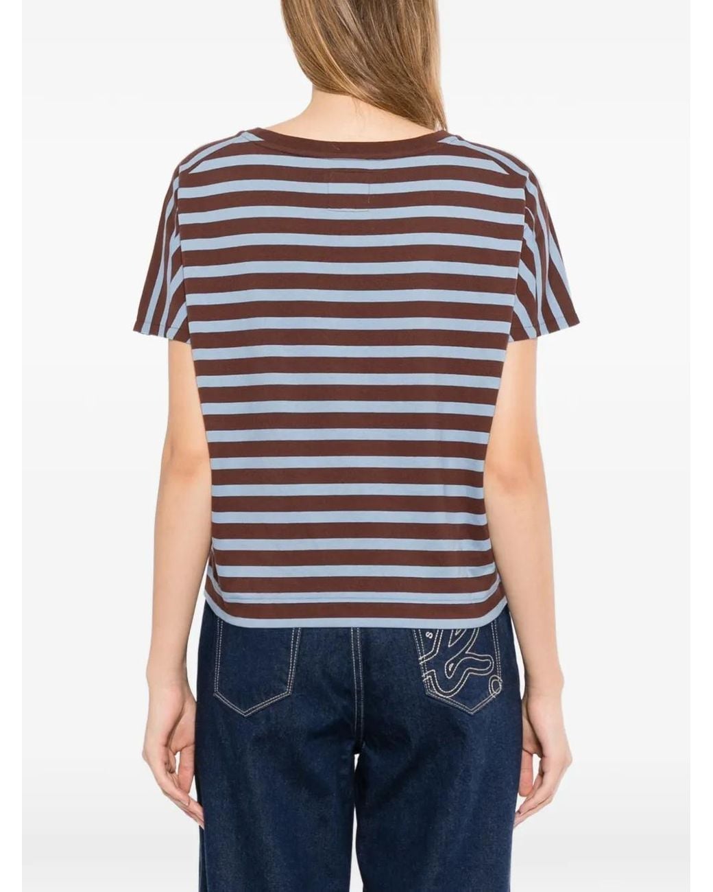 SPORT b. by agnès b. Brown Dinosour-Embroidery T-Shirt