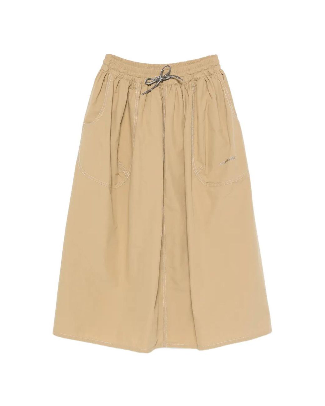 And Wander Natural Jupe Mi-Longue Cordura À Lien De Resserrage