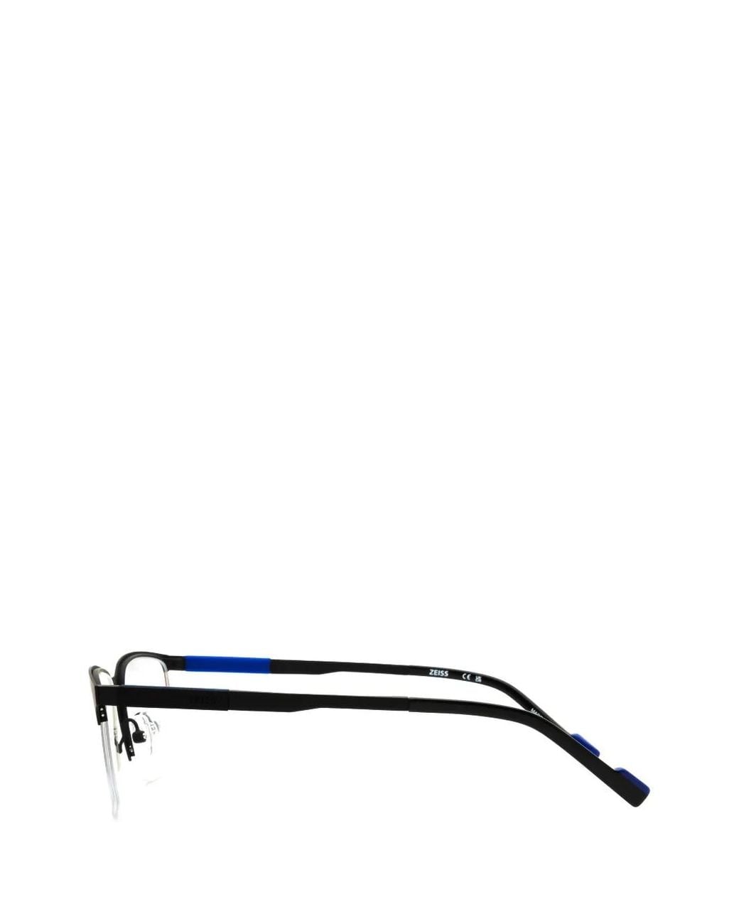 Zeiss Black Lunettes De Vue À Monture Rectangulaire for men