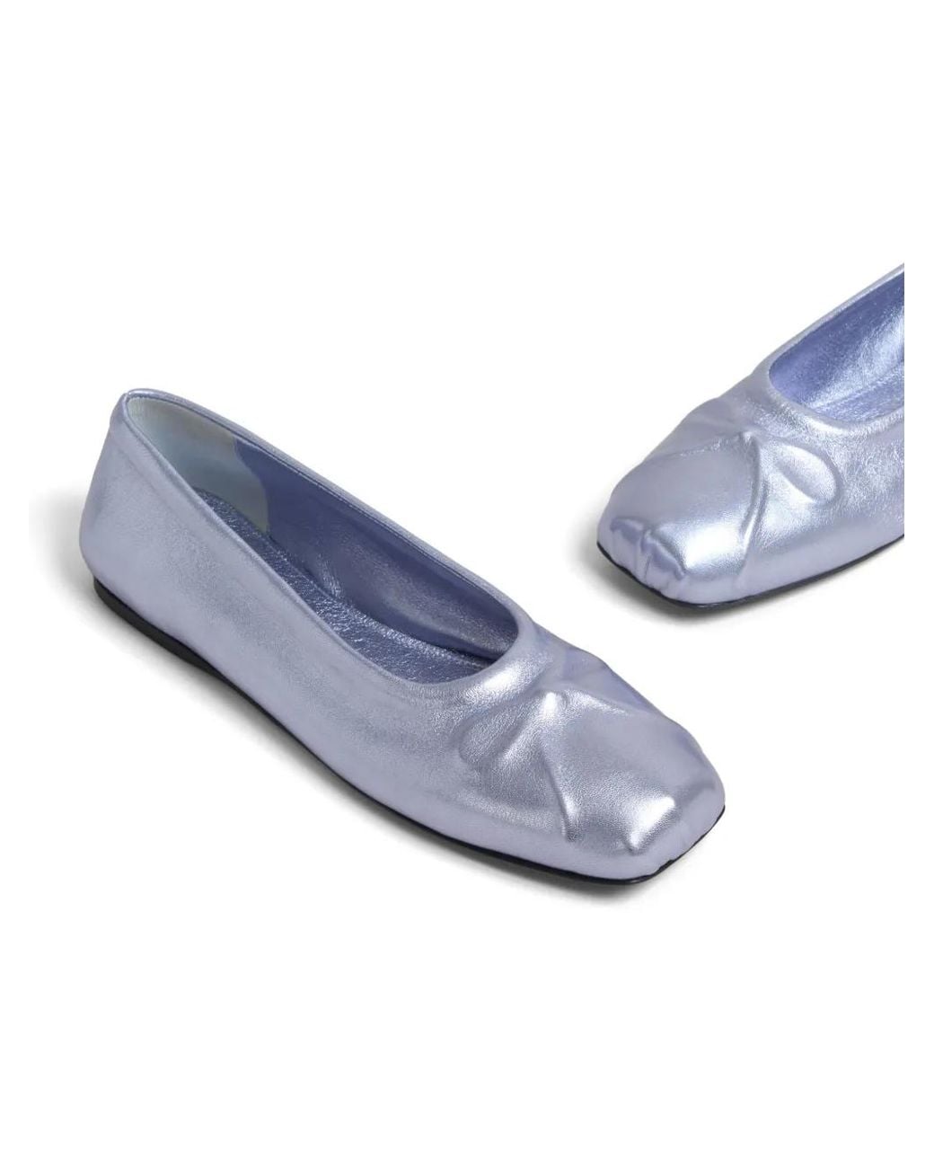 Marni White Ballerinas 'Little Bow'